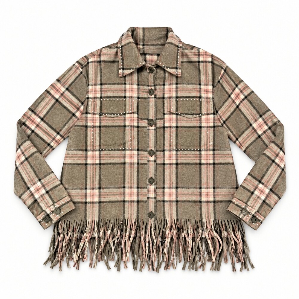 Live #1003 - Zara Tan and Pink Plaid Jacket